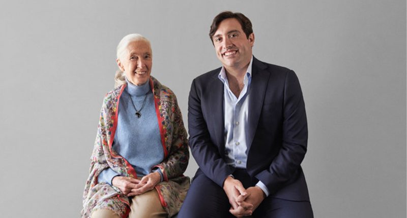 Neptune Wellness Solutions Inc., - Dr Jane Goodall (Left) and CEO Michael Cammarata (Right)