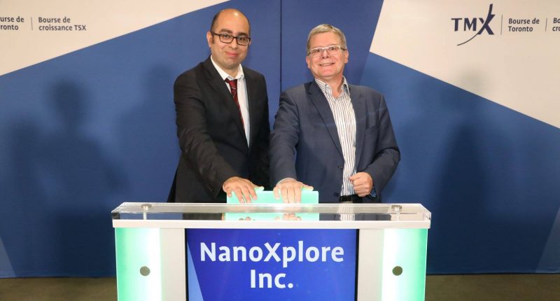 NanoXplore - President and CEO, Soroush Nazarpour (left)
