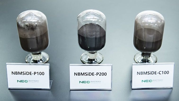 NEO Battery silicon anode products