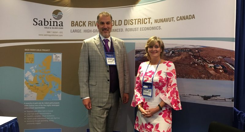 Sabina Gold & Silver - President and CEO, Bruce McLeod (left).