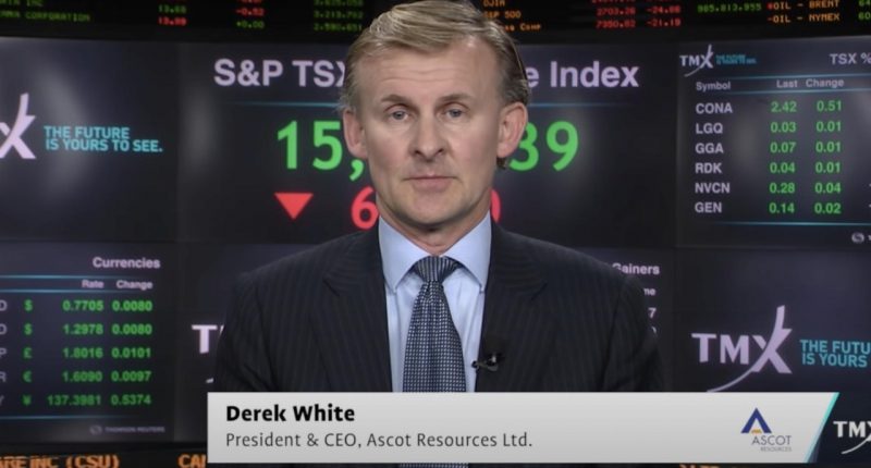 Ascot Resources Ltd. - President & CEO, Derek White.
