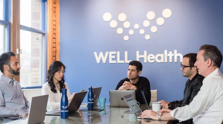 WELL Health - Hamed Shahbazi, Founder and CEO (third from right).